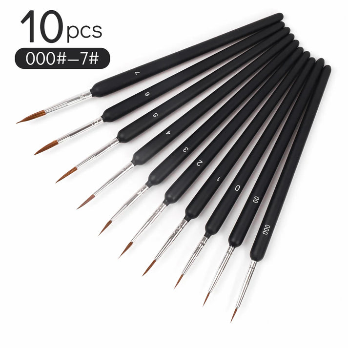 Professional 10 Pcs Brush Set